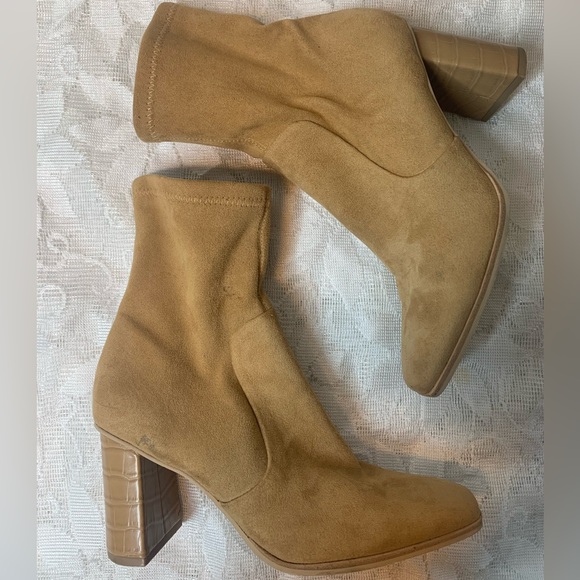 DOLCE VITA BOOTS ANKLE SUEDE TAN😍 - Picture 1 of 8